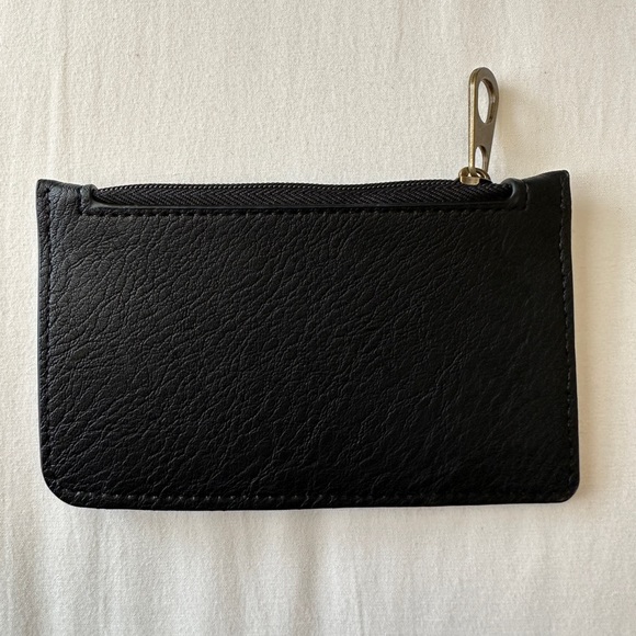 ✨BNWT Chelsea 28 Nordstrom Large Faux Black Tote Bag BONUS Clutch and Wallet✨ - Picture 12 of 17